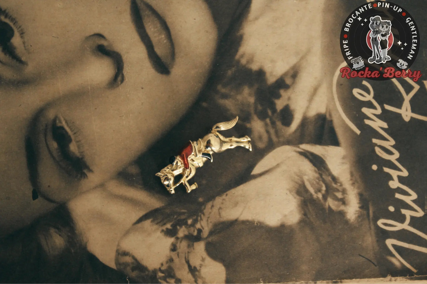 Broche Cavalier Rocka'Berry