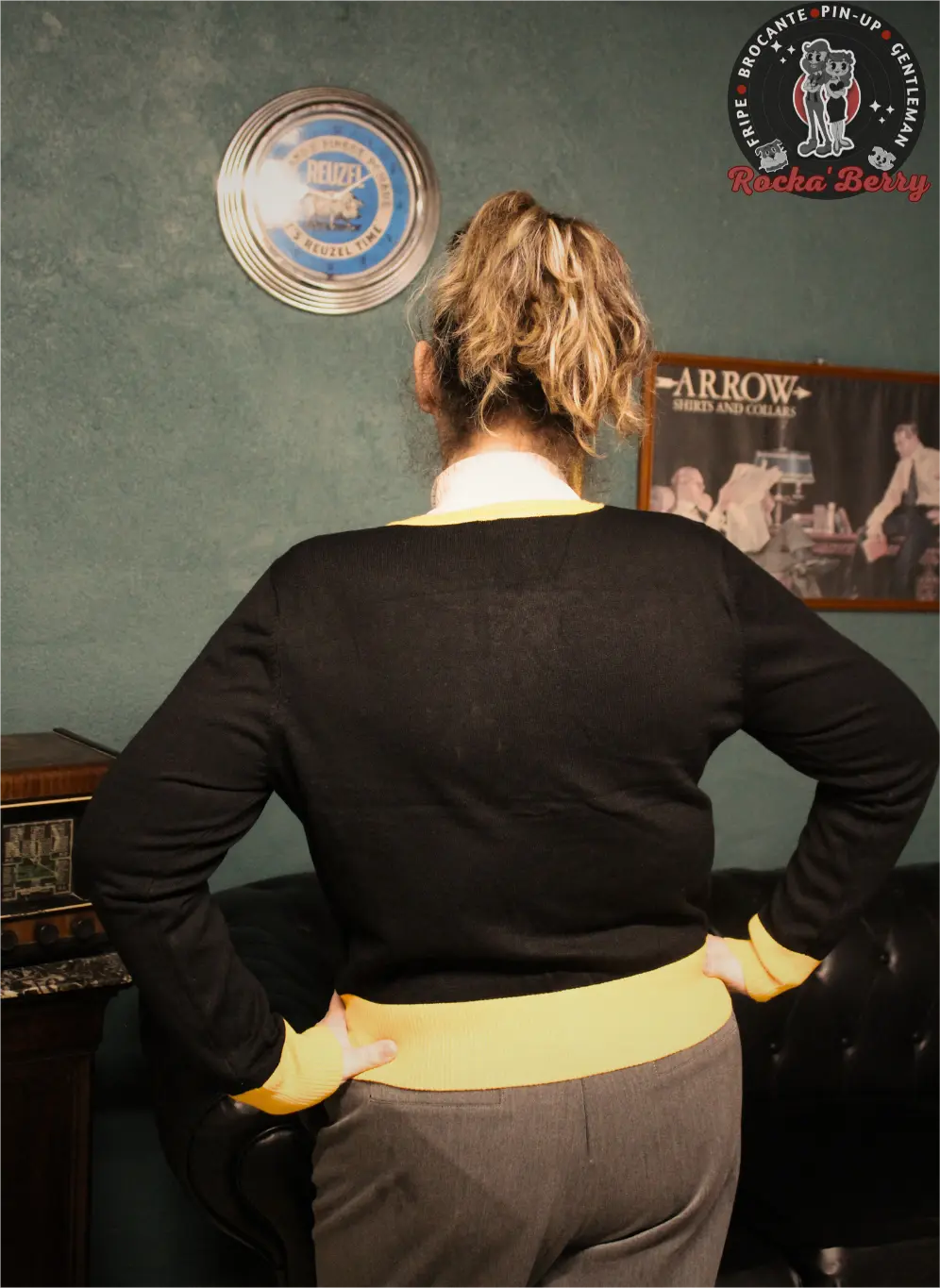 Cardigan Pinup Rétro Old School Panthère - Banned - Rocka'Berry