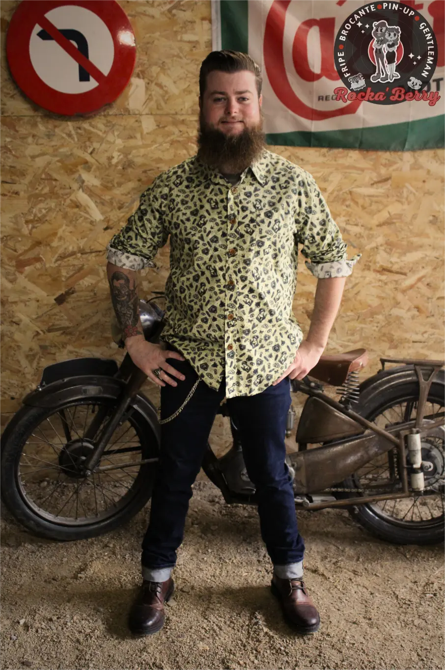 Chemise Old School Tattoo - King Kerosin - Rocka'Berry