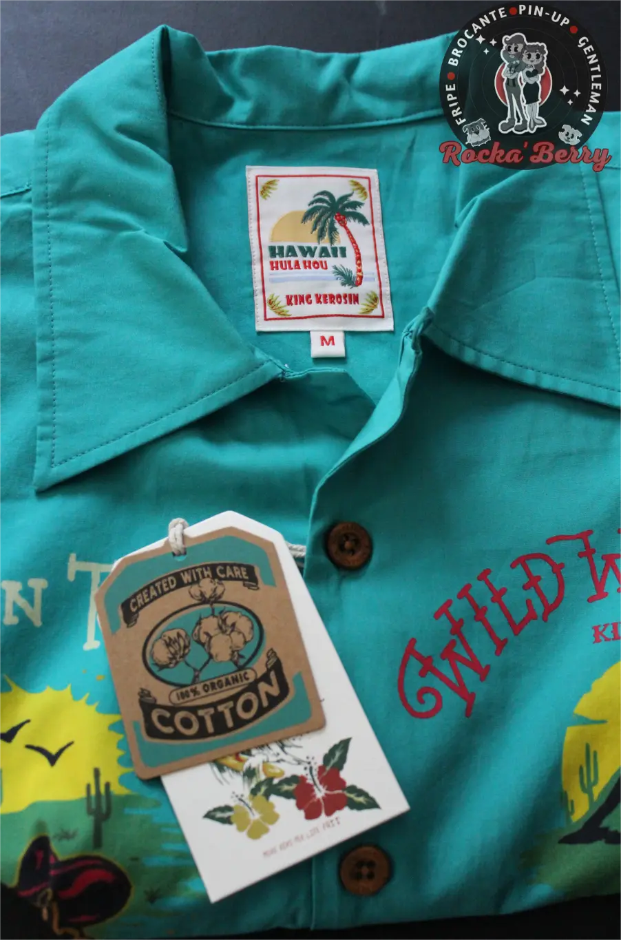 Chemise Western Wild Wild West Texas - King Kerosin - Rocka'Berry