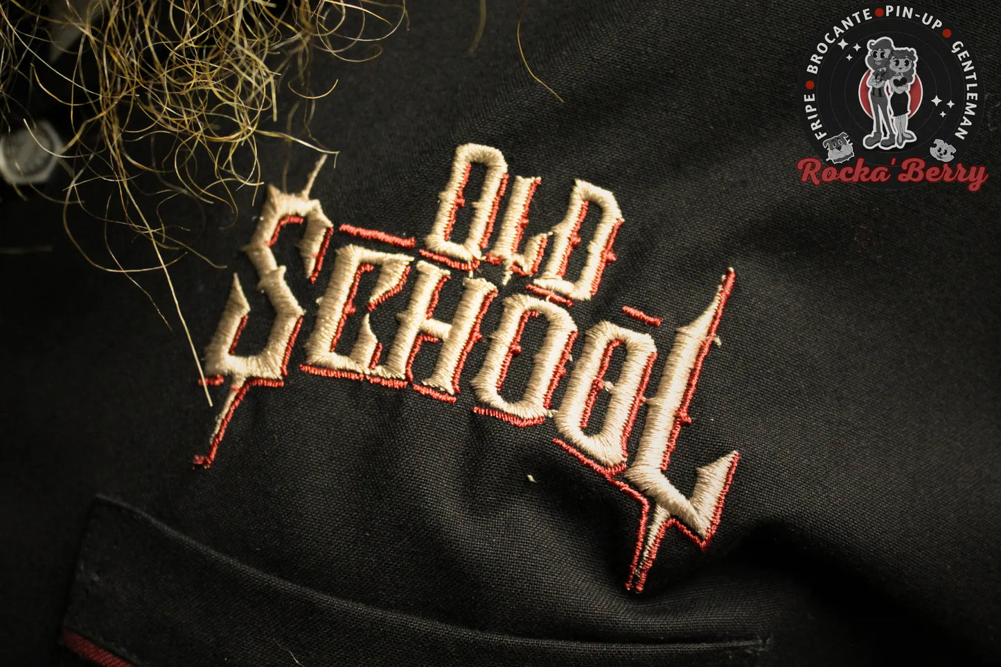 🐺Chemise de Travail Noire Old School Weirdo - Rumble59 Rumble59