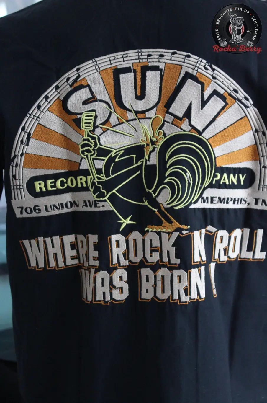 Chemise de Travail Noire Sun Records - Rumble59 Rumble59