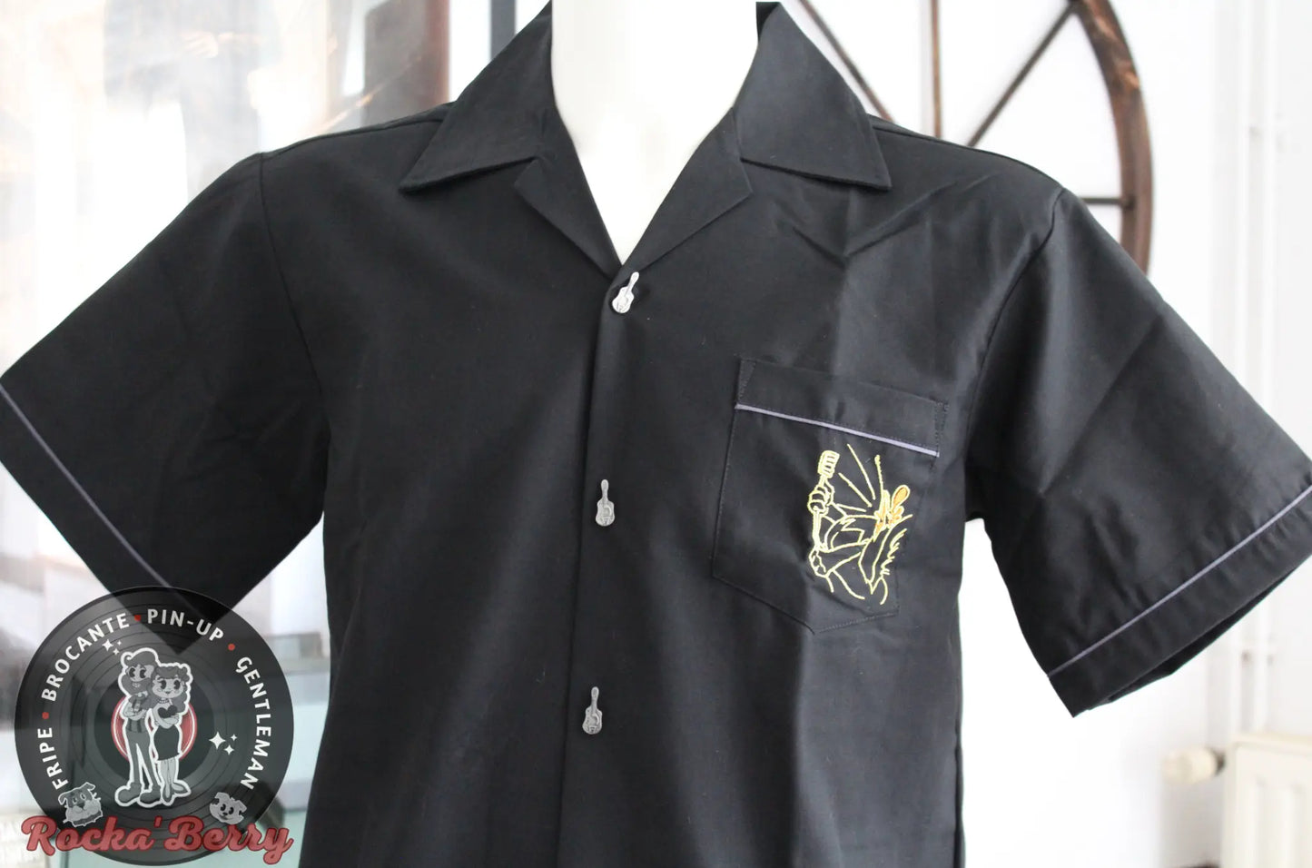 Chemise de Travail Noire Sun Records - Rumble59 Rumble59