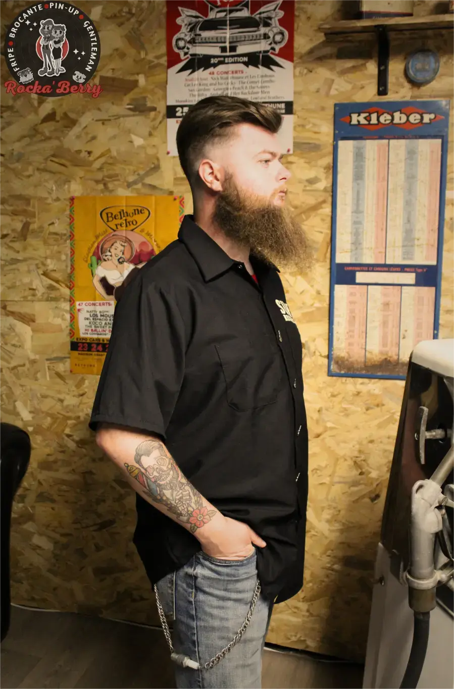 Chemise de Travail Sun Records (BOUTONS KUSTOM) - Steady Clothing Steady Clothing
