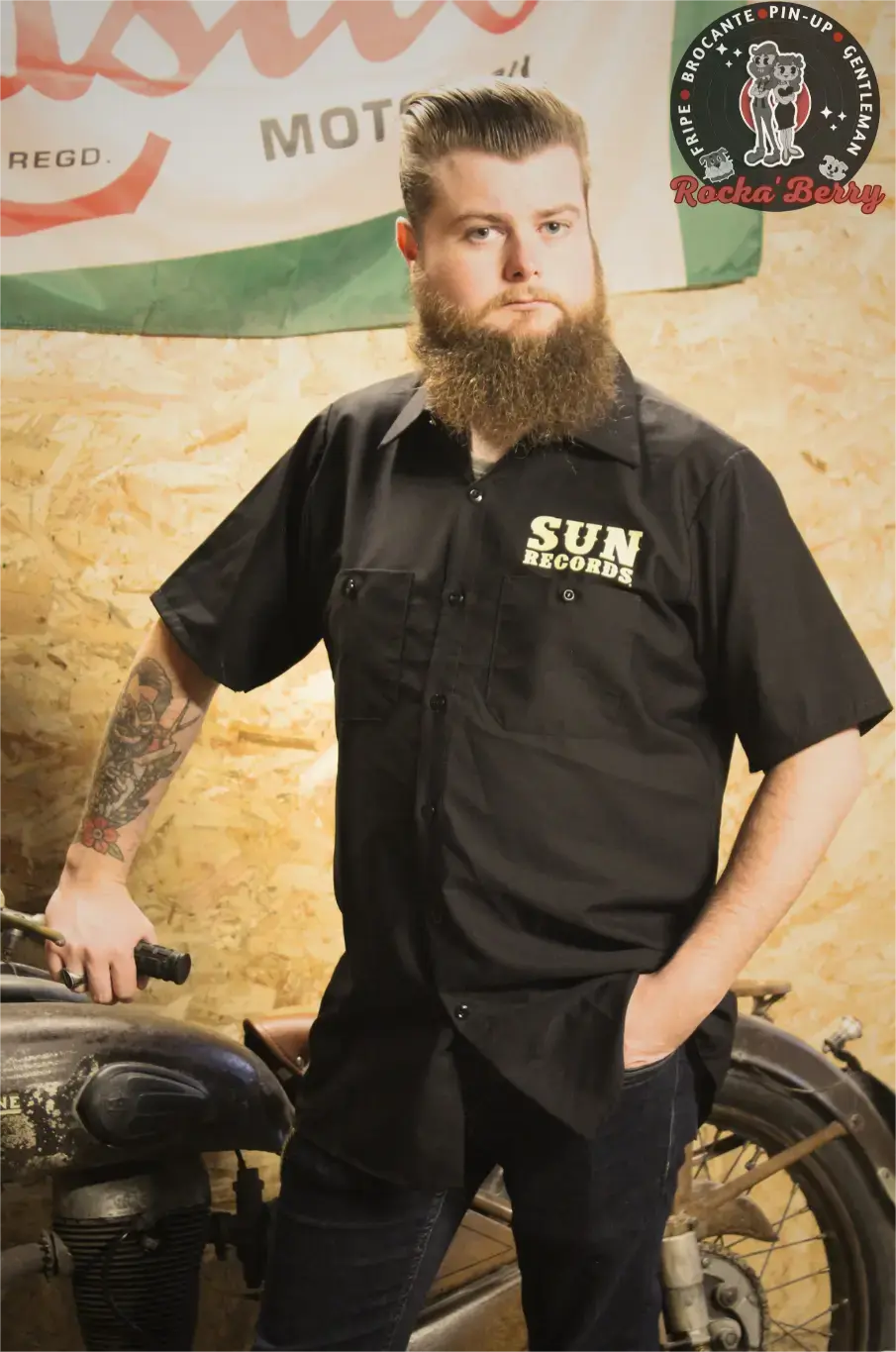 Chemise de Travail Sun Records - Steady Clothing - Rocka'Berry