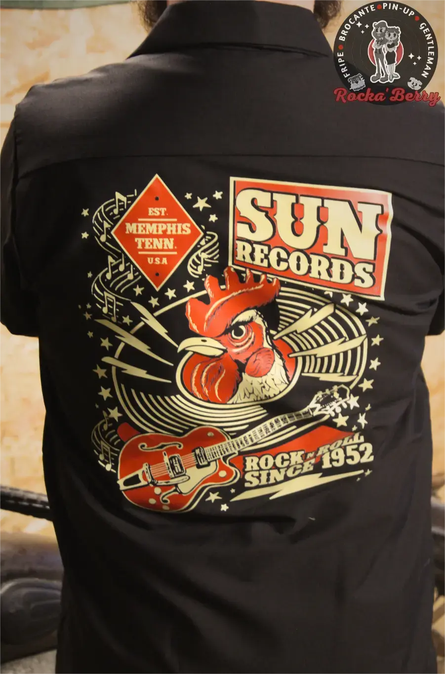 Chemise de Travail Sun Records - Steady Clothing - Rocka'Berry