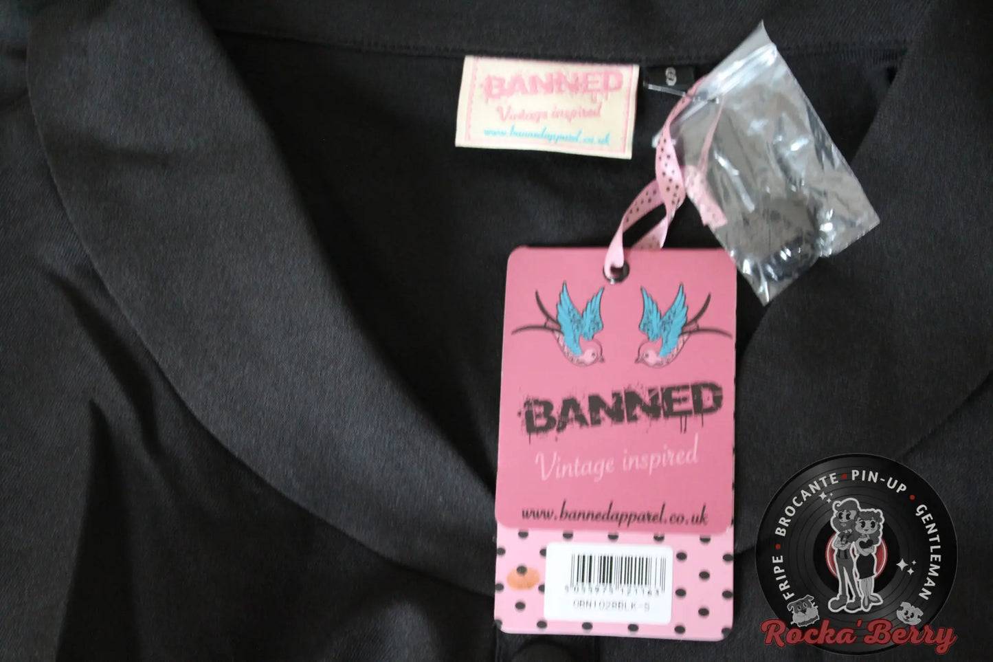 Chemisier Pinup Rétro Endora Noir - Banned Banned