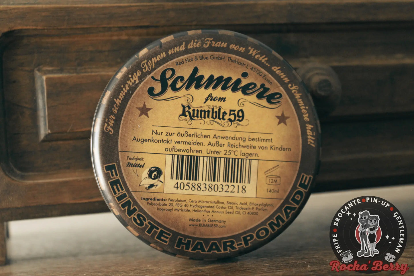 Cire Schmiere Moyenne "Sun Records" by Rumble59 - Rocka'Berry