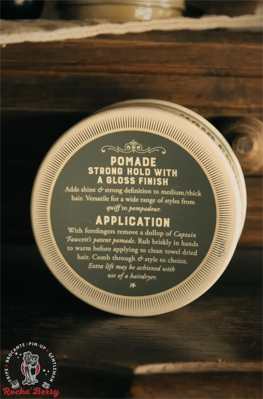 🌟 Cire à cheveux Captain Fawcett – Strong Pomade (100 ml)