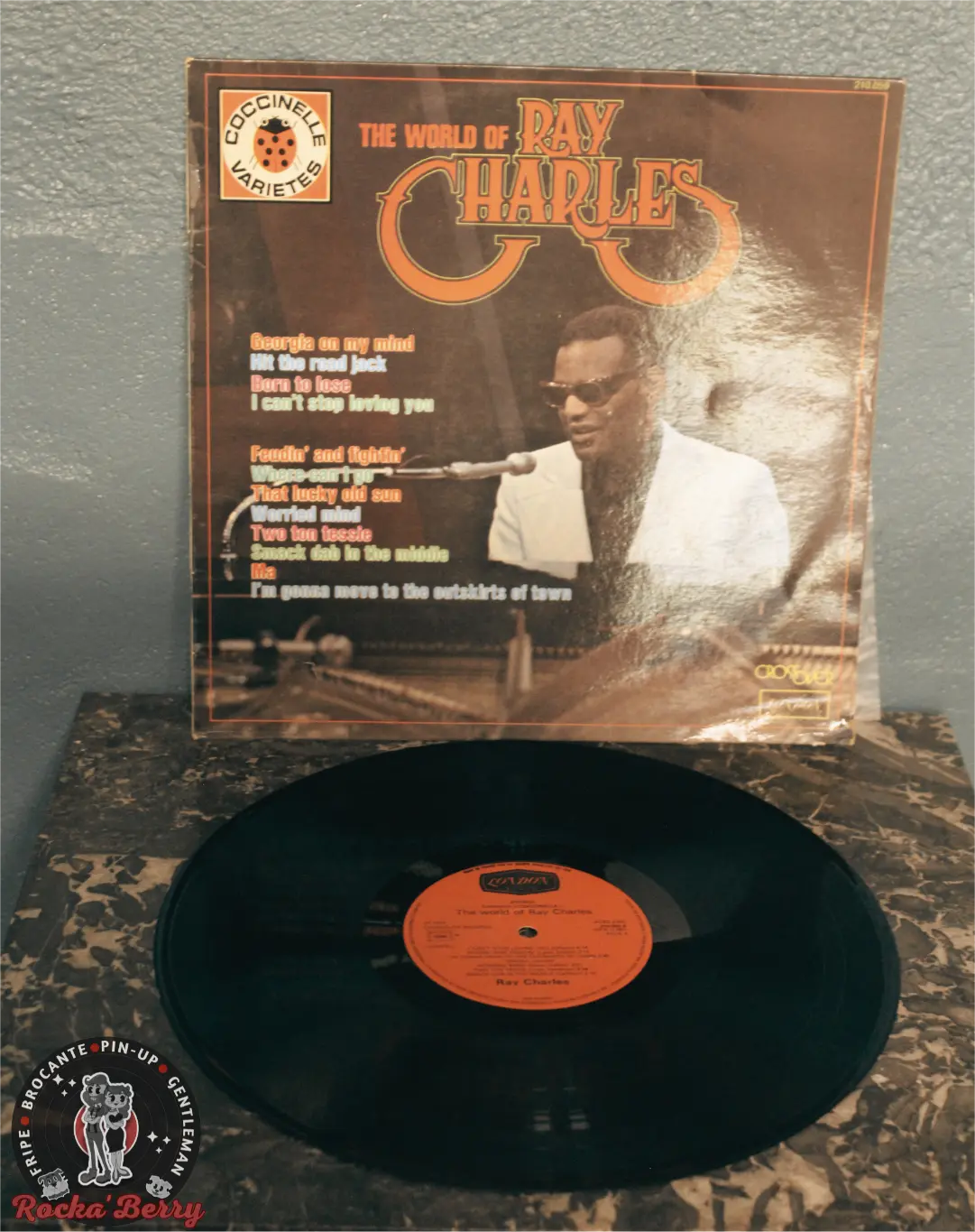 Coccinelles Variétés, "The World of Ray Charles" ( FR/1974 ) Vinyle 33T Rocka'Berry