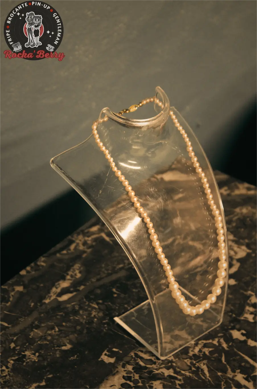 Collier de Perles Vintage - Rocka'Berry