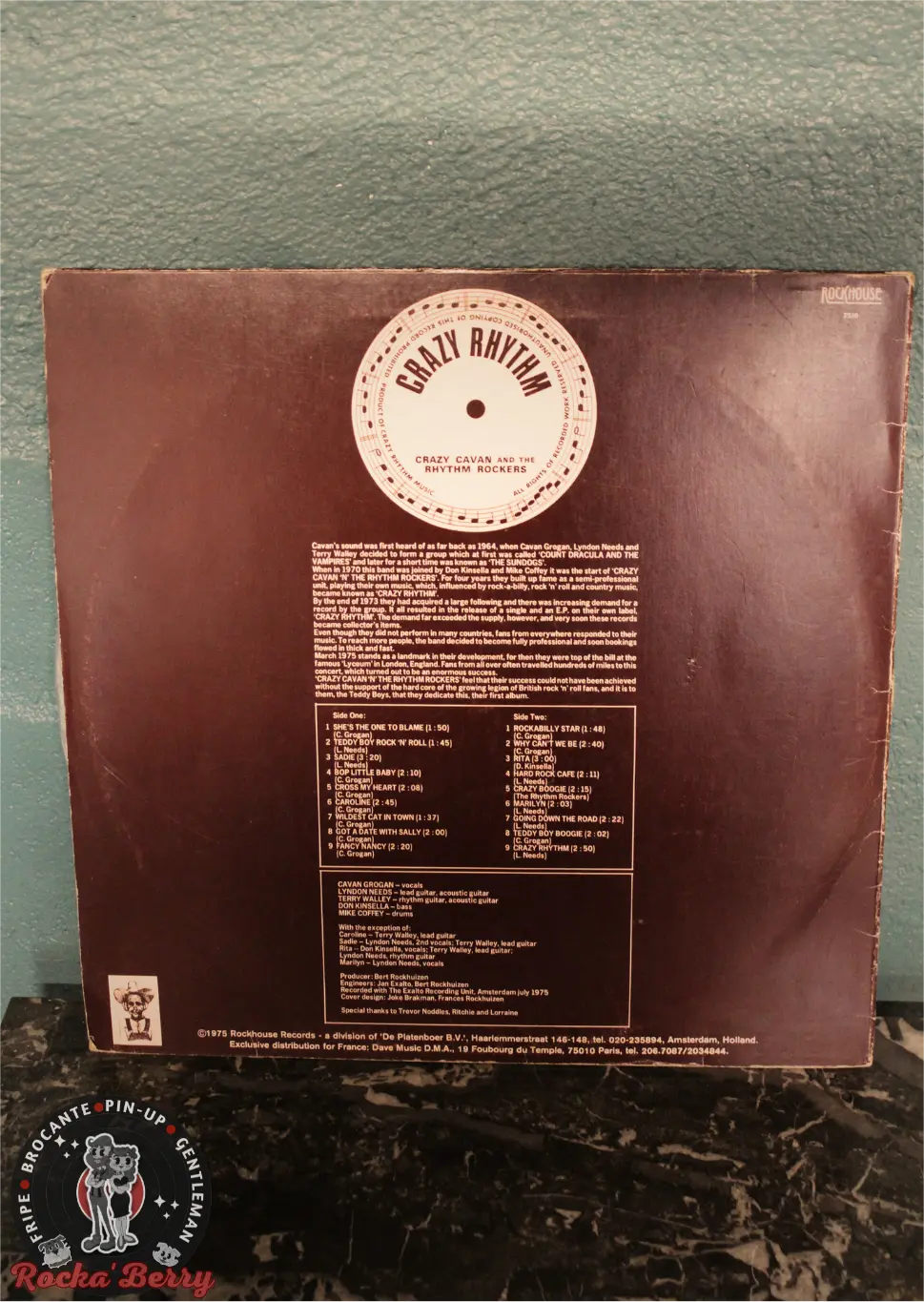 Crazy Cavan "Crazy Rhythm" ( 1975 ) - Vinyle 33T