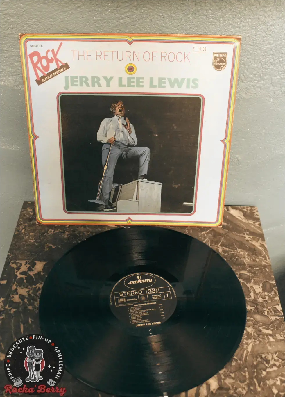 Jerry Lee Lewis "The Return of Rock" ( FR/ 1969 ) - Vinyle 33T