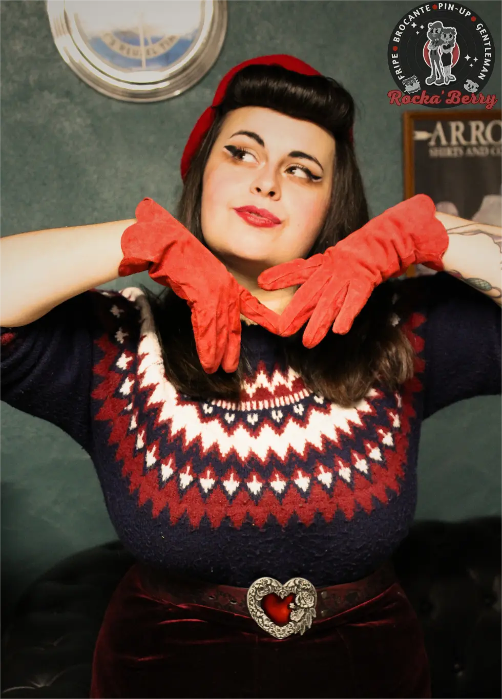 Gants Vintage : Tex Avery Red - Rocka'Berry