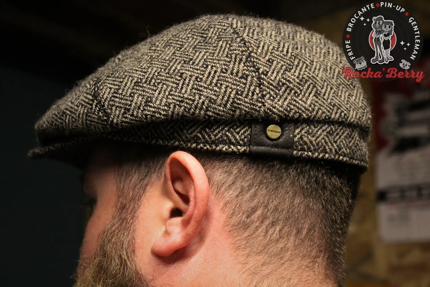 Gavroche Stetson en Laine – Motif Chevron Rocka'Berry