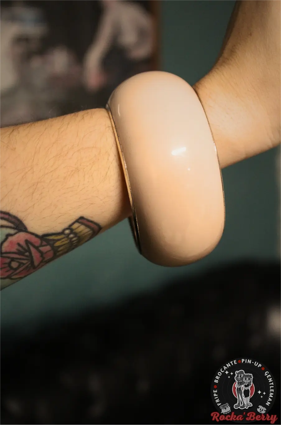 Gros Bracelet Vintage Beige - Rocka'Berry