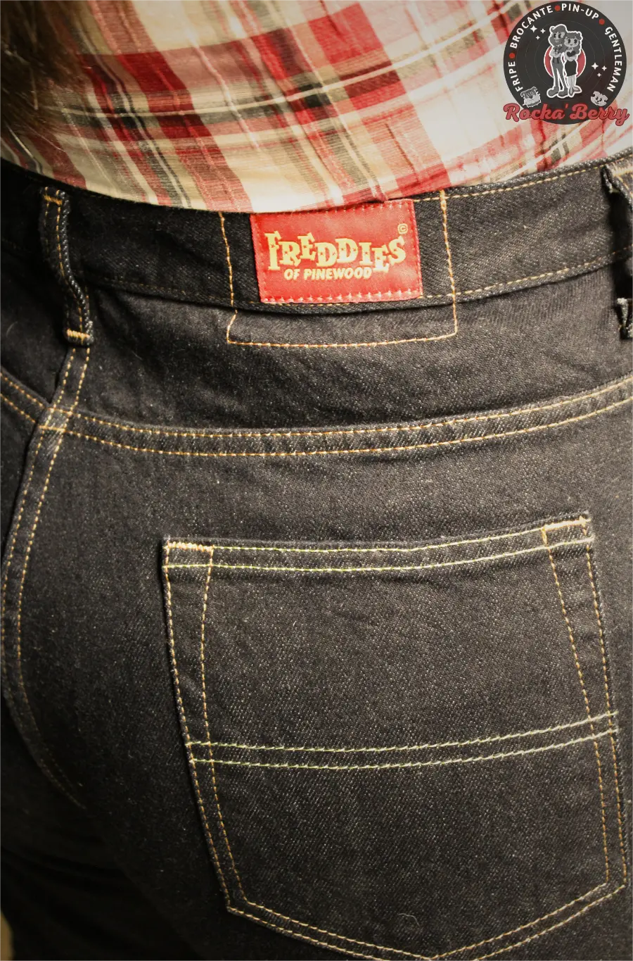 Jean Pinup " Norma Jeans " - Freddies of Pinewood ( Made in UK )