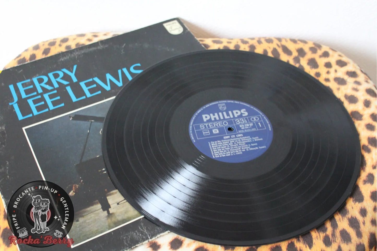 Jerry Lee Lewis (Edition Pays-Bas) - Vinyle 33T Rocka'Berry