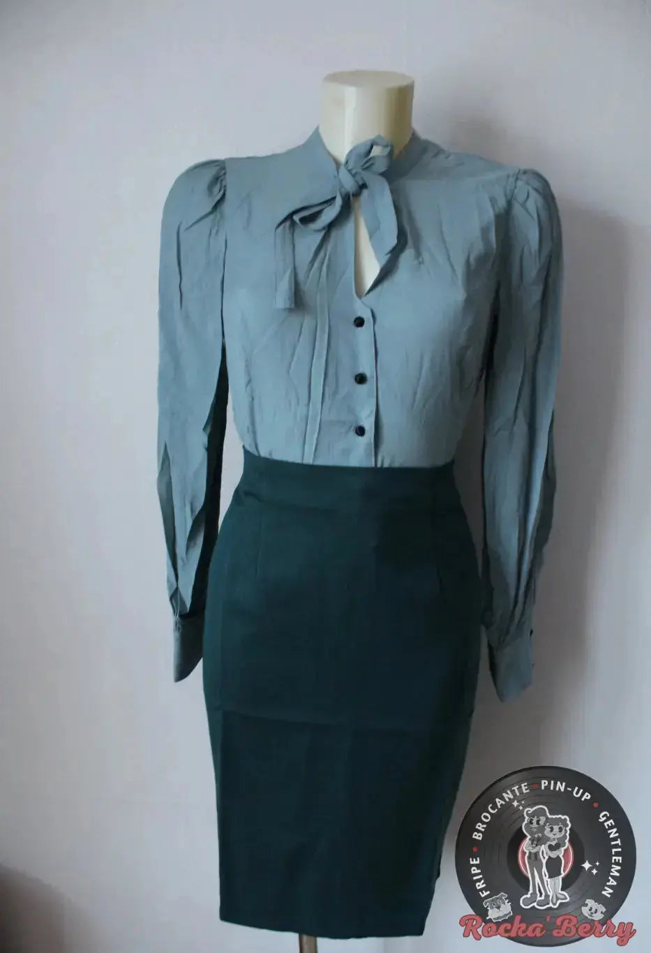 Jupe Pinup Crayon Rétro "Paula" - Banned - Rocka'Berry