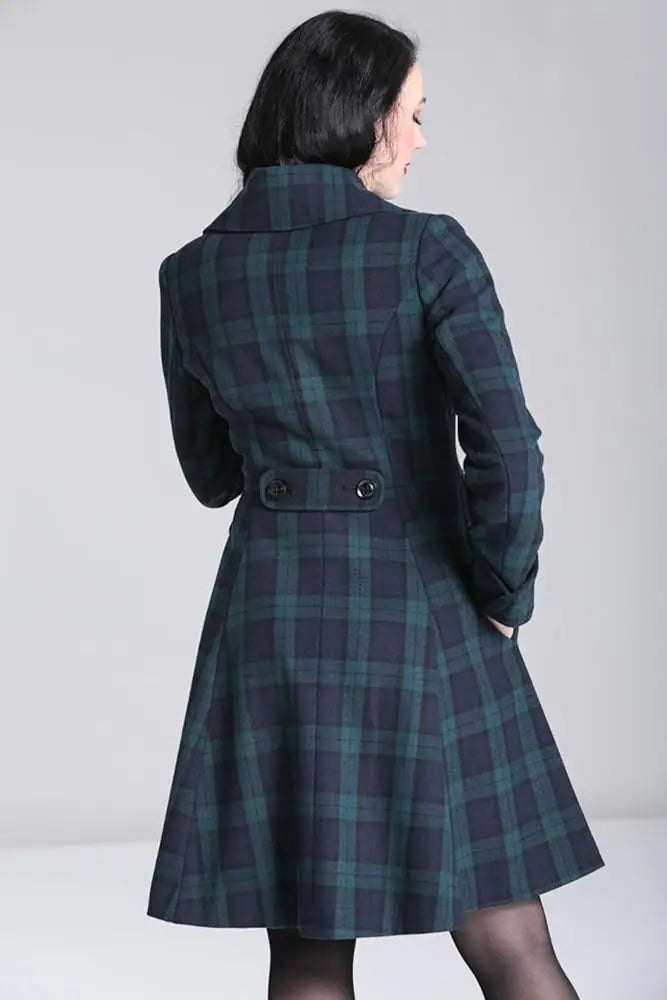 Manteau Tartan Esprit 50s Alessandra - Hell Bunny Hell Bunny