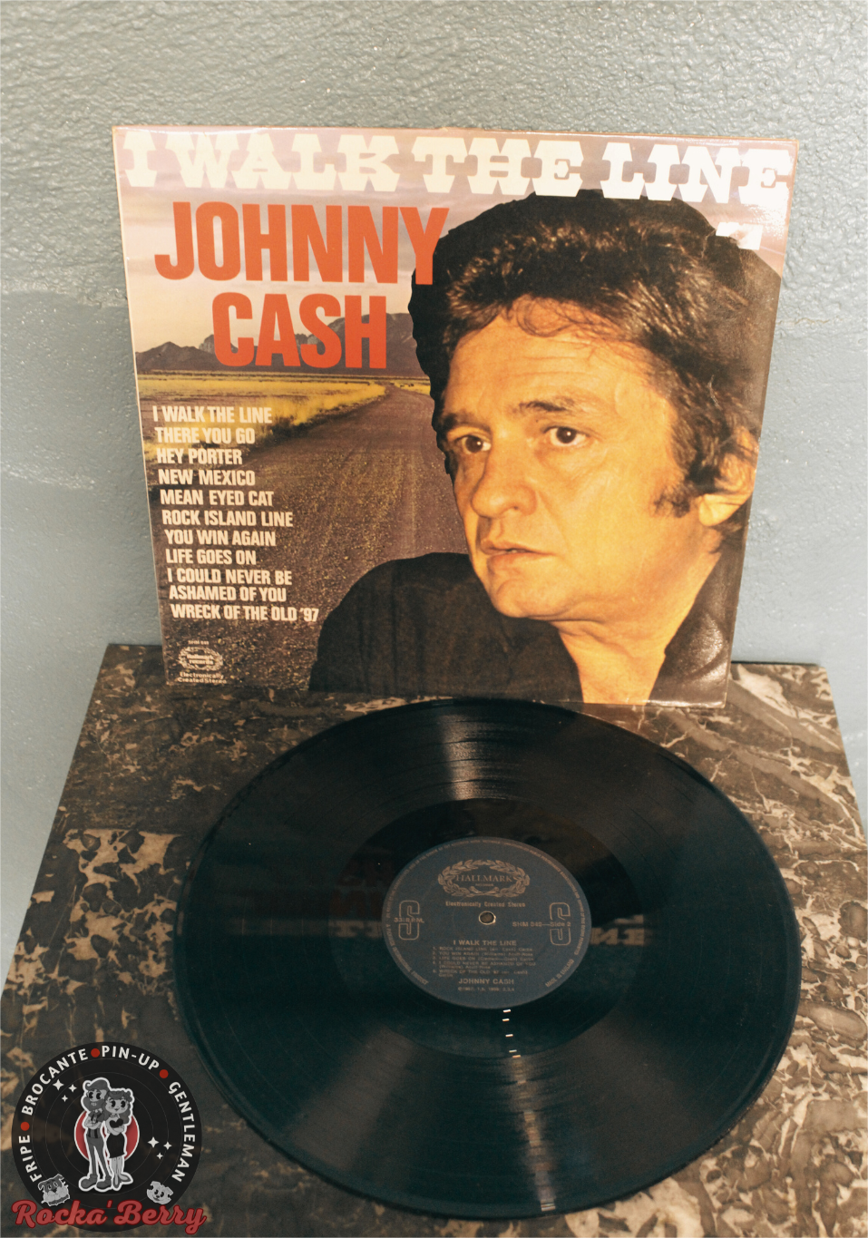 Johnny Cash "I walk the line" ( UK/ 1973 ) - Vinyle 33T