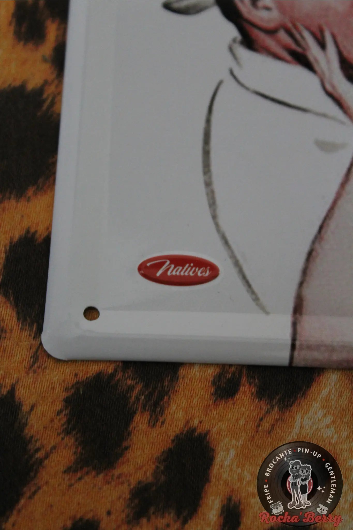 Plaque Métallique Rétro "Pétanque" Natives - Made in France Natives