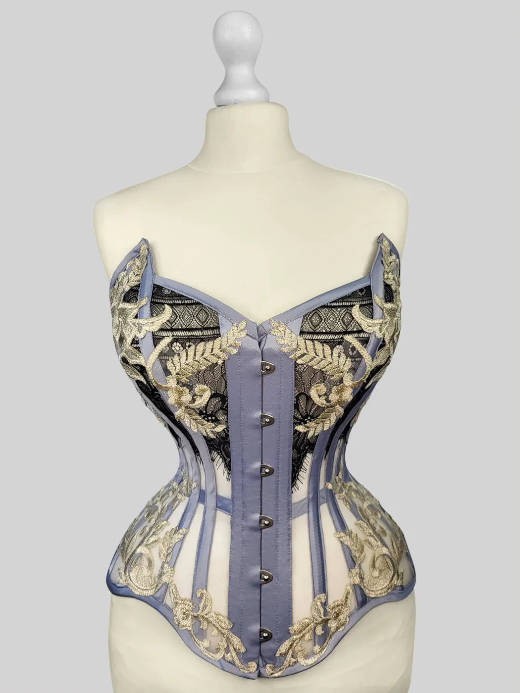Pré-Commande : Corset Overbust Ice Pearl - Rebel Madness Rebel Madness