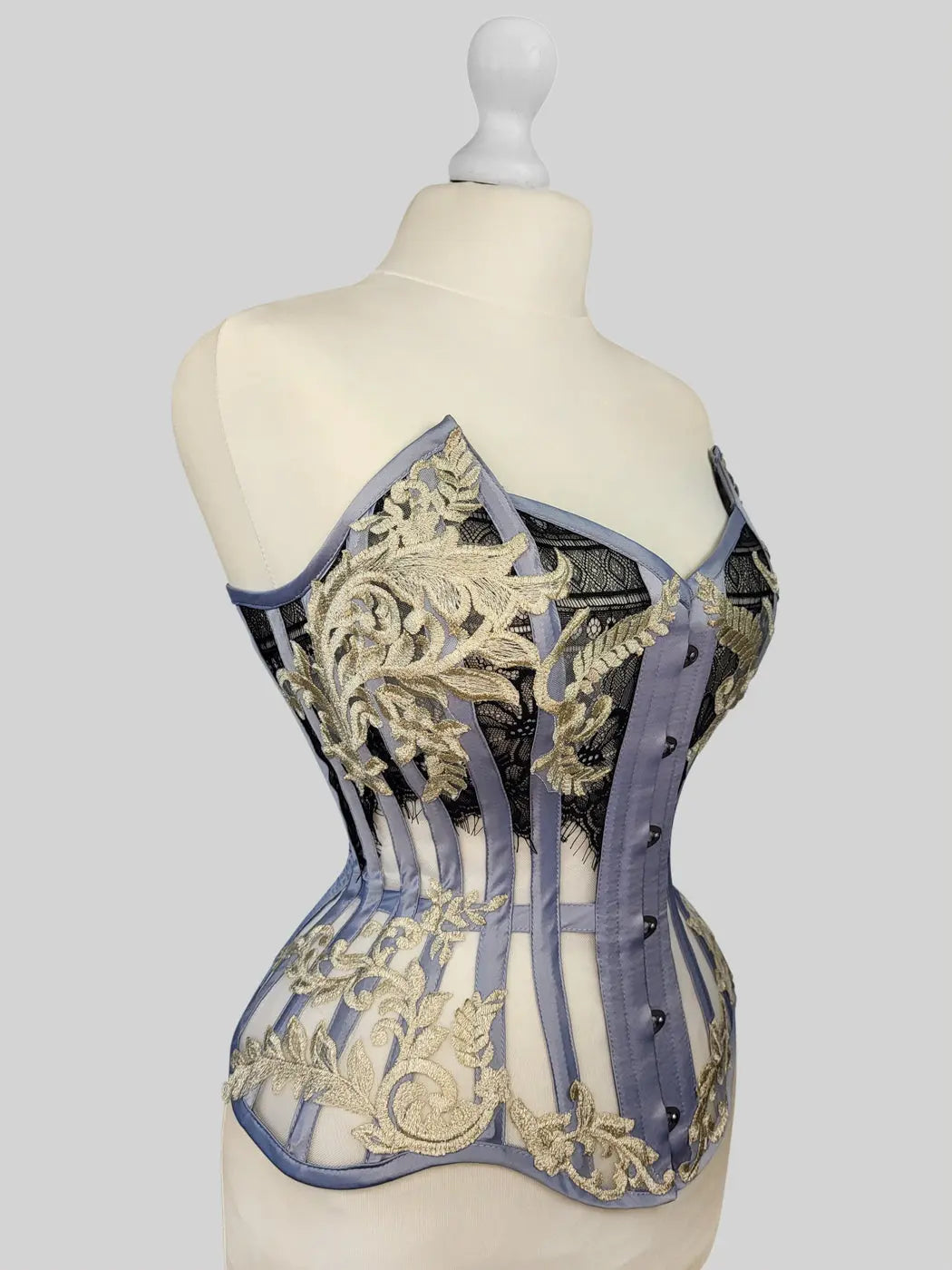 Pré-Commande : Corset Overbust Ice Pearl - Rebel Madness Rebel Madness