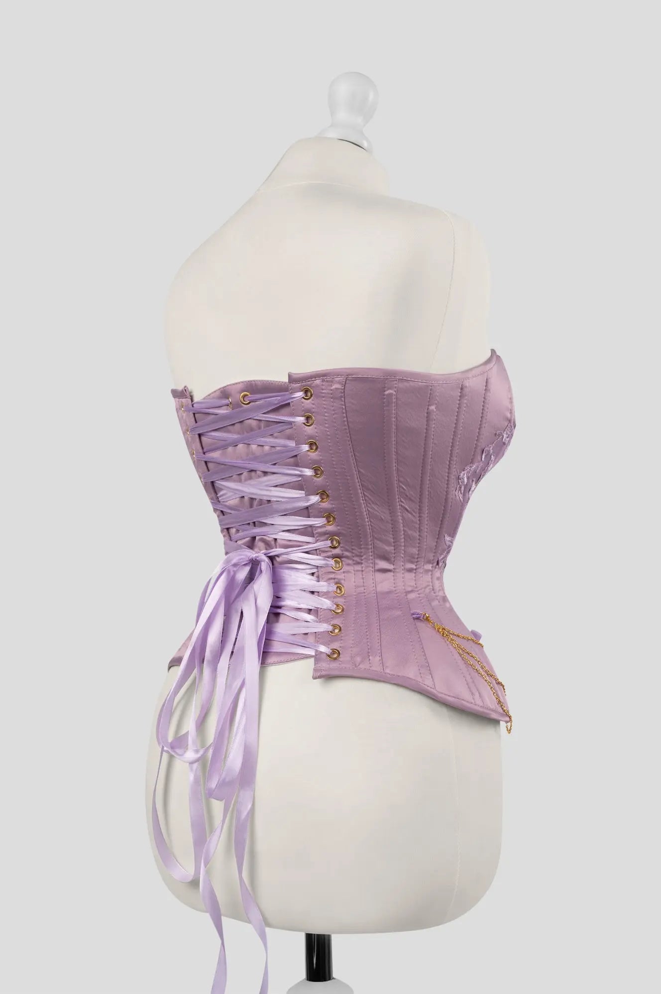 Pré-Commande : Corset Overbust Lilac & Gold - Rebel Madness Rebel Madness