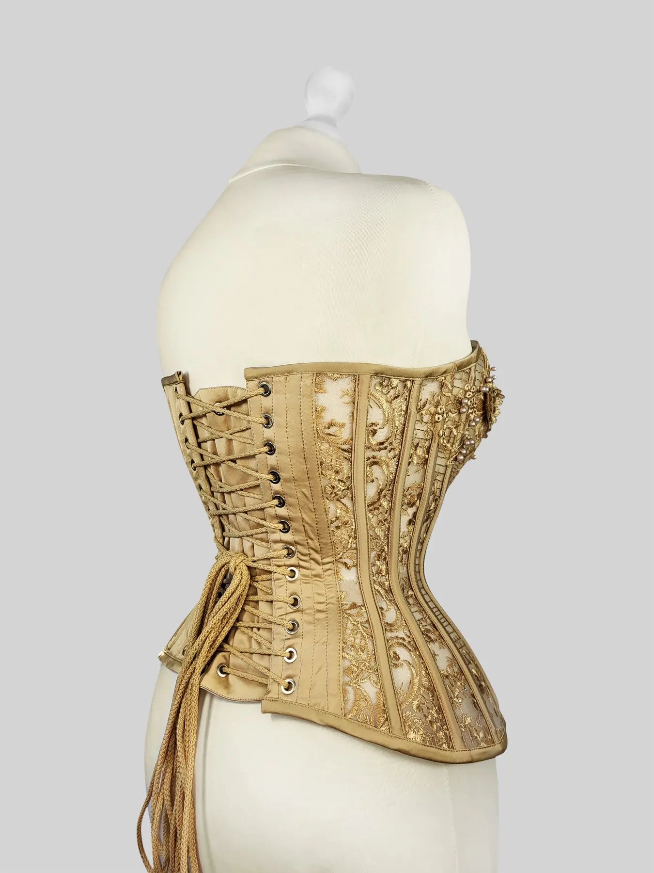 Pré-Commande : Corset Overbust Liquid Gold - Rebel Madness Rebel Madness