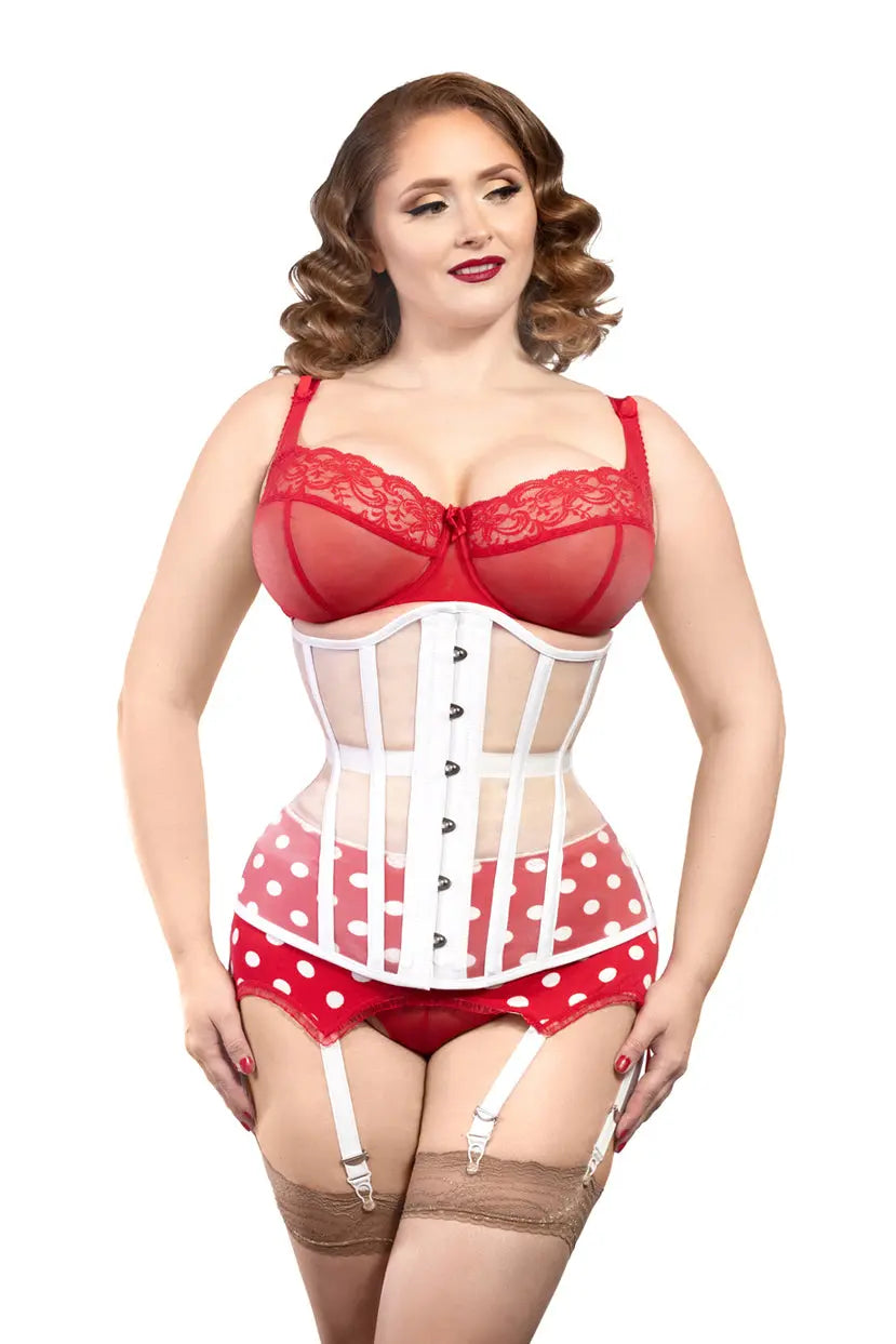 Pré-Commande : Corset Underbust Longline en Maille - Rebel Madness Rebel Madness