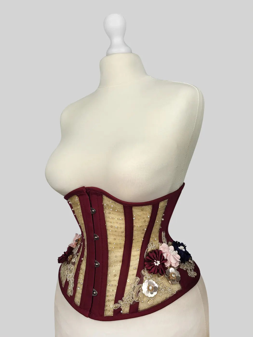 Pré-Commande : Corset Waist Cincher Ruby Gold - Rebel Madness Rebel Madness
