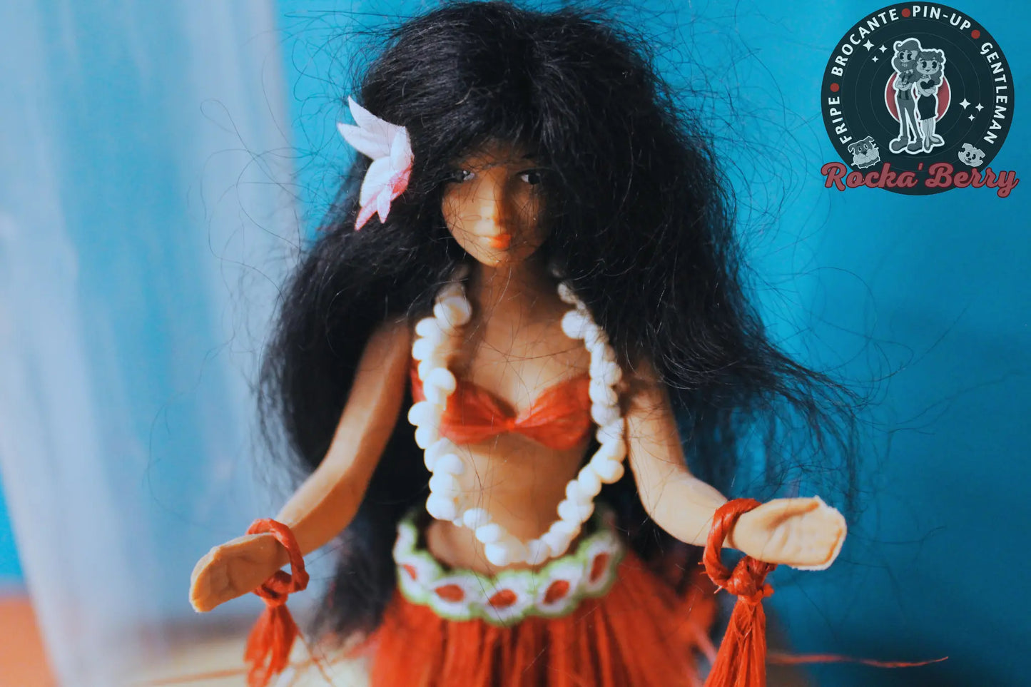 (Rare) Authentique Poupée Tahitienne Mareva - Année 60 Rocka'Berry