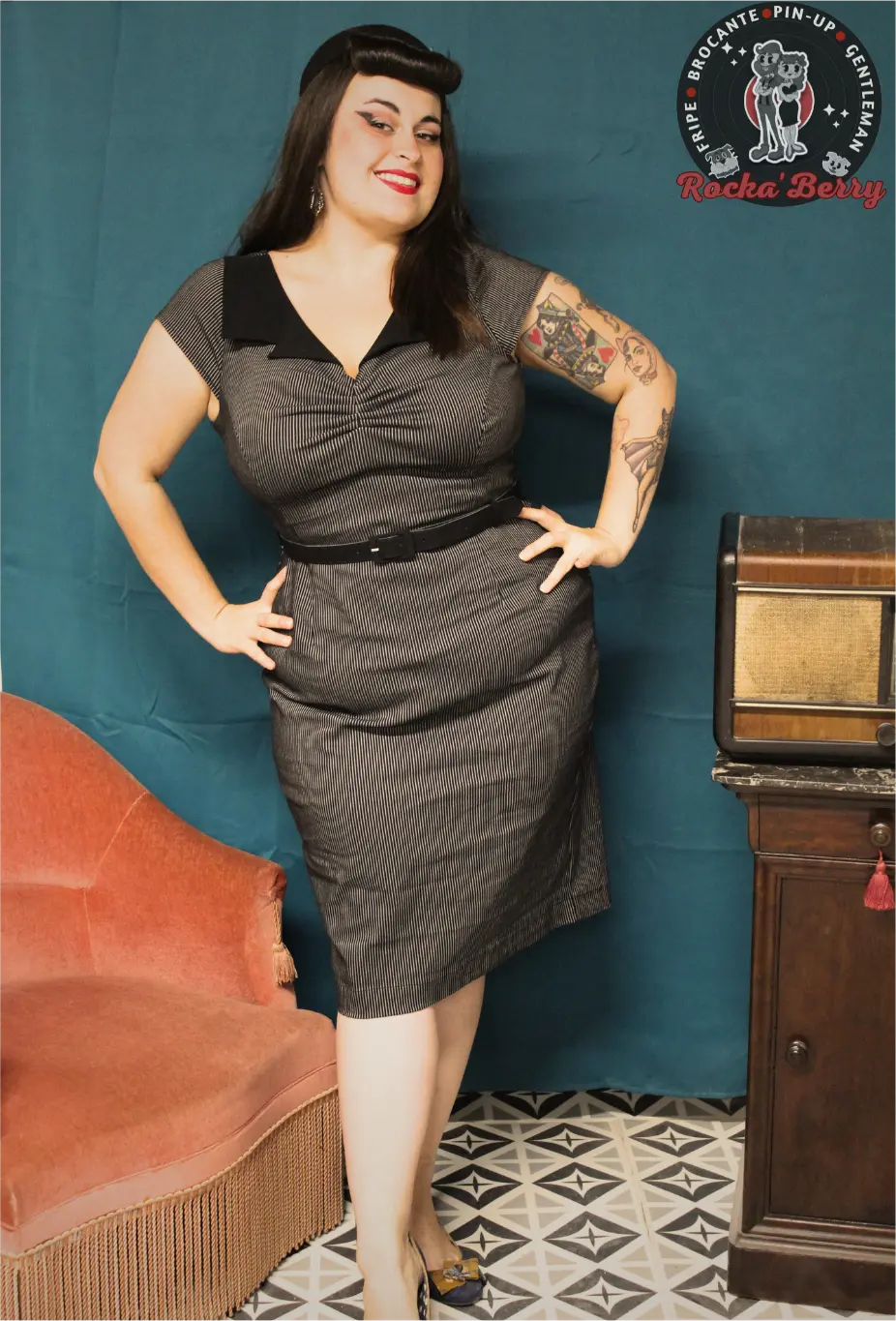 Robe Crayon Gothabilly Pinup Jack - Hell Bunny Hell Bunny