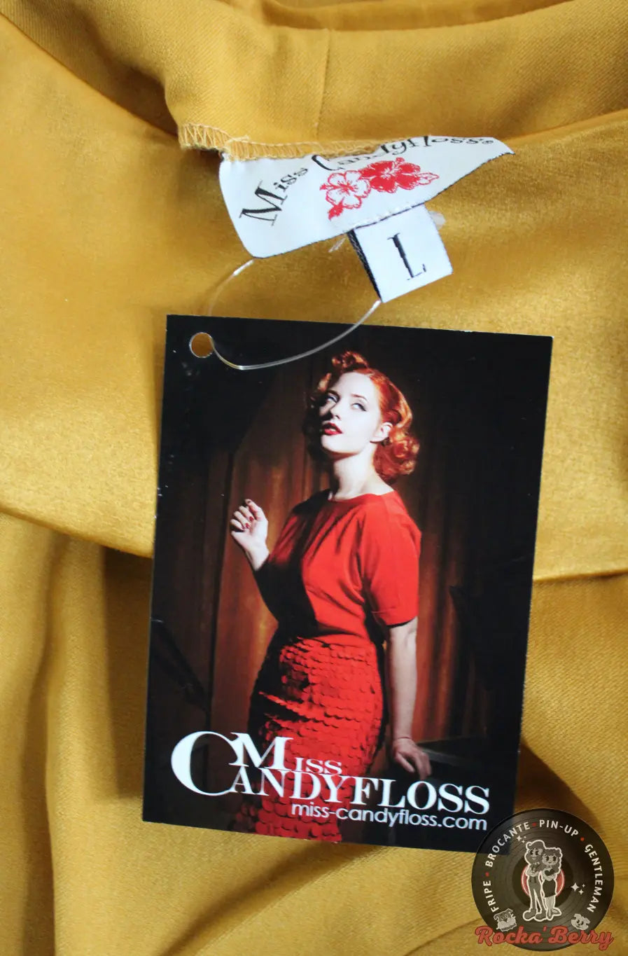 Robe Crayon Jaune Moutarde Pinup - MissCandyFloss Miss Candyfloss