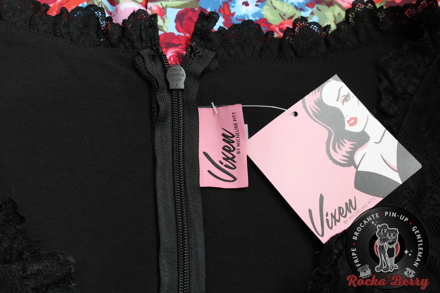 Robe Crayon Romantique Fleurie - Vixen by Micheline Pitt Vixen by Micheline Pitt