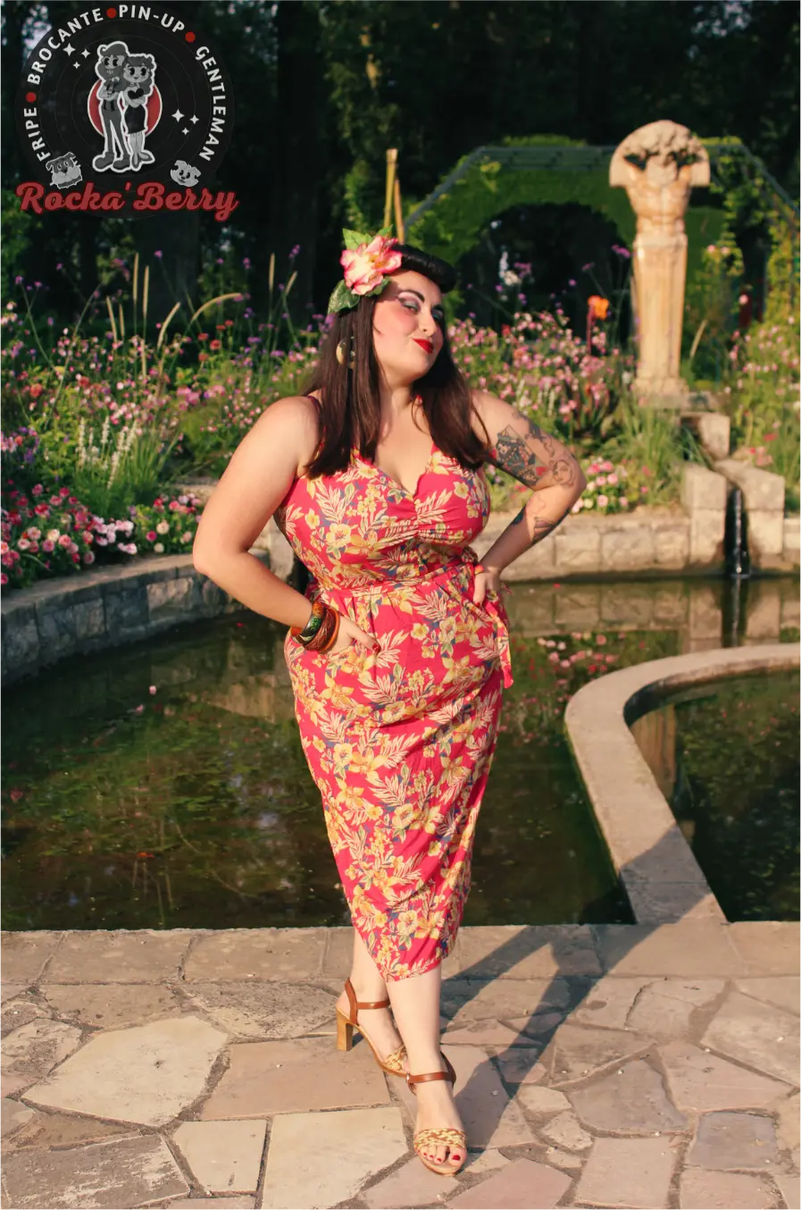 Robe Tiki Tropical - Queen Kerosin - Rocka'Berry