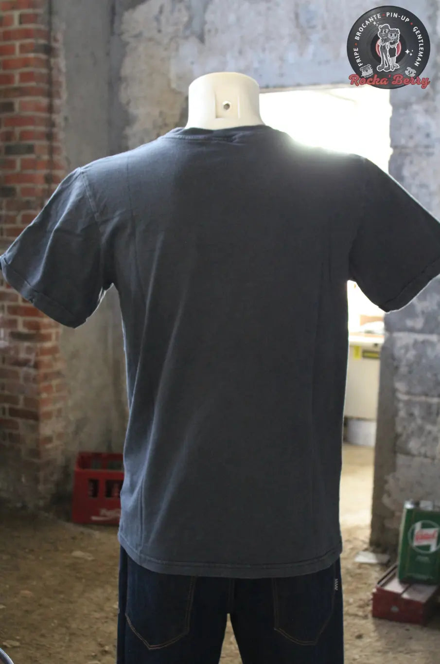 T-shirt Kustom Gris Bobber - King Kerosin King Kerosin