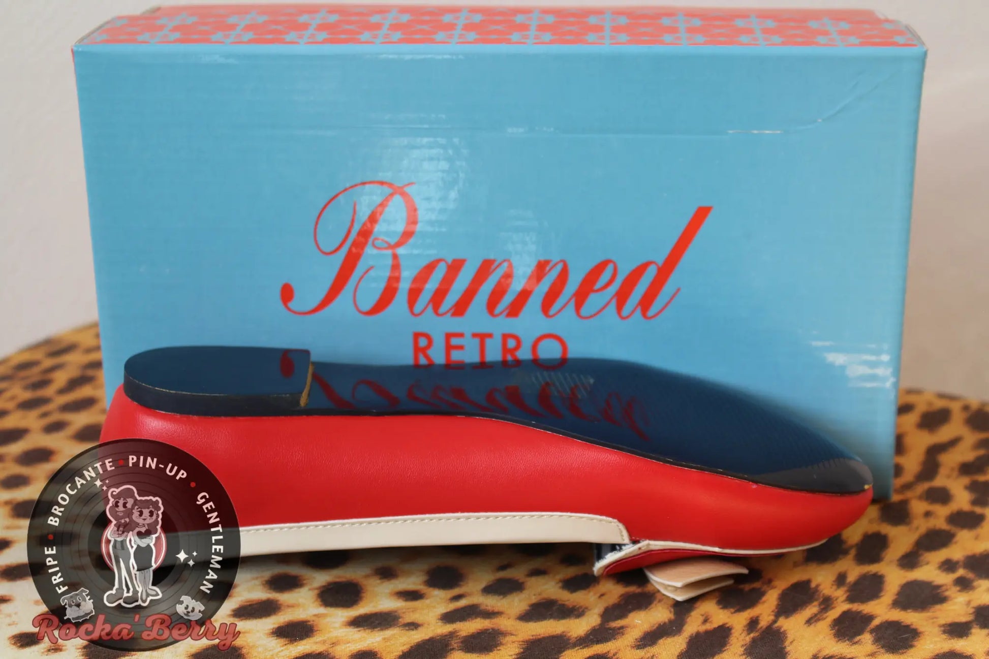Ballerines Pin-up Sailor Rouges - Banned Banned