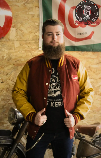 Blouson Teddy Universitaire : The Wanderers - Rumble59 - Rocka'Berry