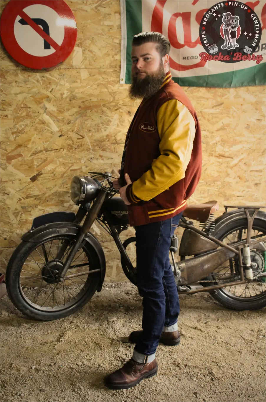 Blouson Teddy Universitaire : The Wanderers - Rumble59 - Rocka'Berry