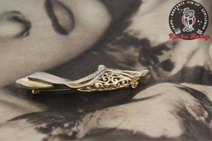 Broche Dorée Arabesque Rocka'Berry