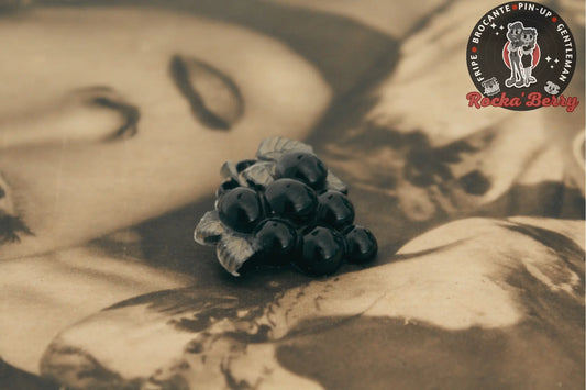 Broche Grappe de Raisin Rocka'Berry