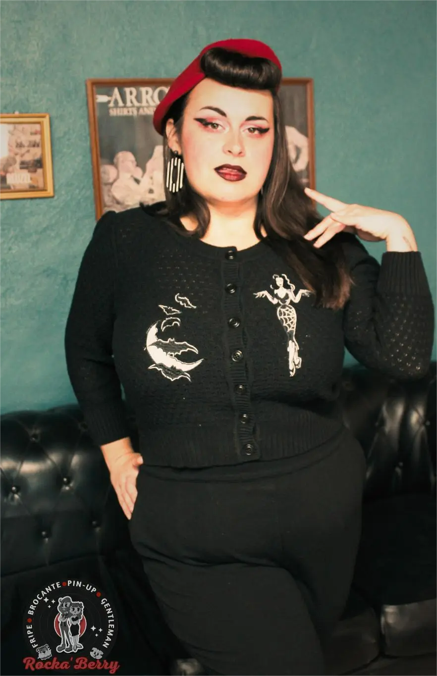 🖤💀Cardigan Court Noir “Glamour Ghoul” – Mischief Made