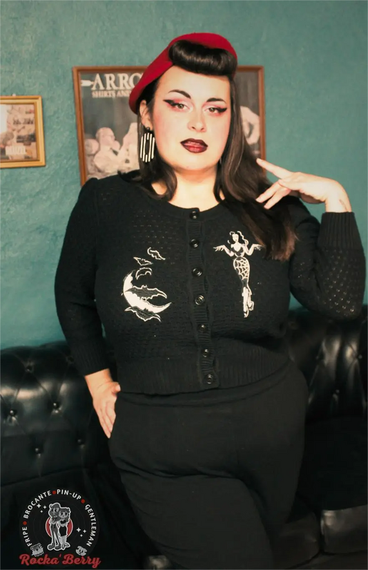 🖤💀Cardigan Court Noir “Glamour Ghoul” – Mischief Made