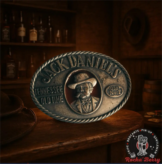 🔥 Boucle de Ceinture Jack Daniel’s Bordeaux – Édition Gentleman's Signature 🔥