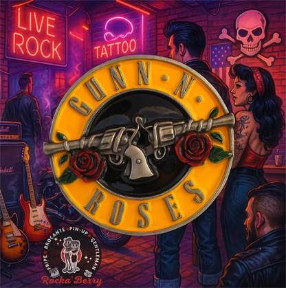 💀 Ceinture “GUN N’ ROSES LEGEND” – Edition Rock Attitude 💥