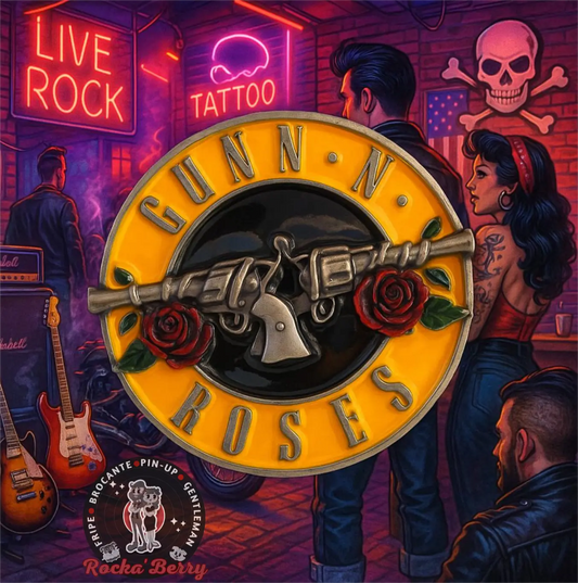 💀 Ceinture “GUN N’ ROSES LEGEND” – Edition Rock Attitude 💥