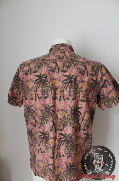 Chemise Hawaïenne Palmier Rose et Orange - Dickies Dickies