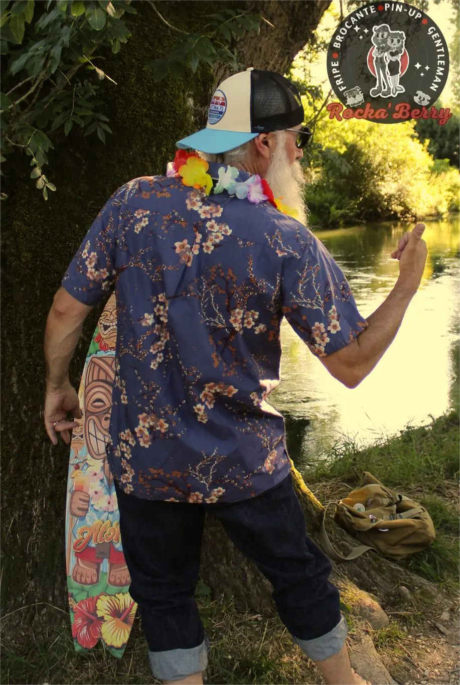 Chemise Hawaïenne Violette et Blanche - Joe Browns Joe Browns